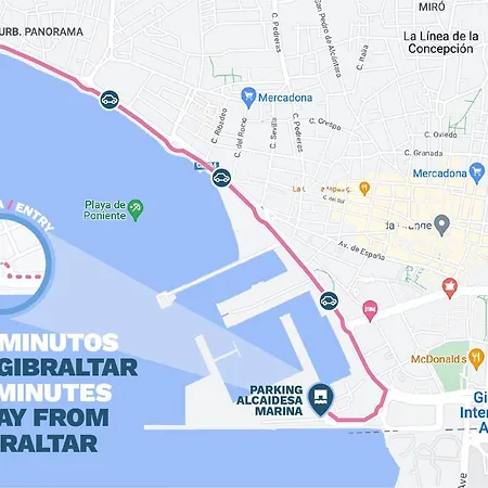 Boat Haus - Casas Flotantes Frente A Gibraltar Ботель Ла-Линеа-де-ла-Консепсьон